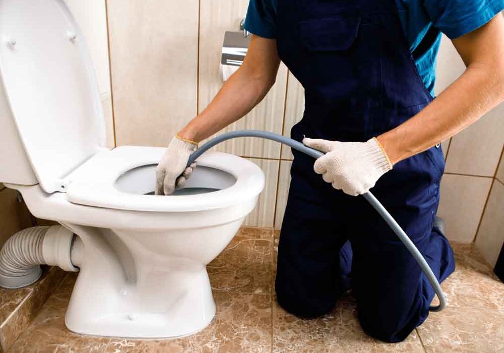 Clearing toliet clog | SALT Co.